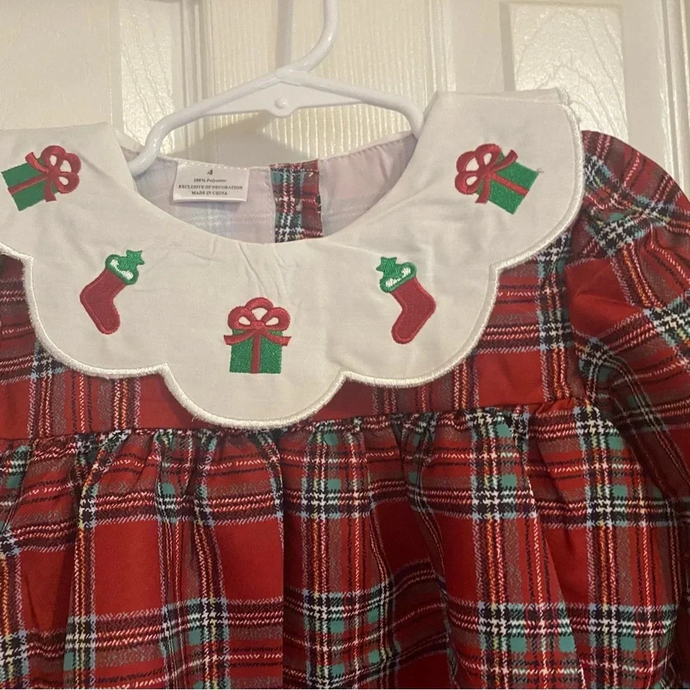 New Plaid Christmas Dress